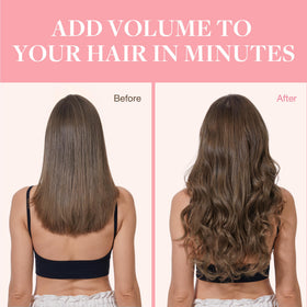 Back view of GOO GOO Clip in Hair Extensions on a model