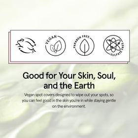 back view of grace & stella pimple patches packaging