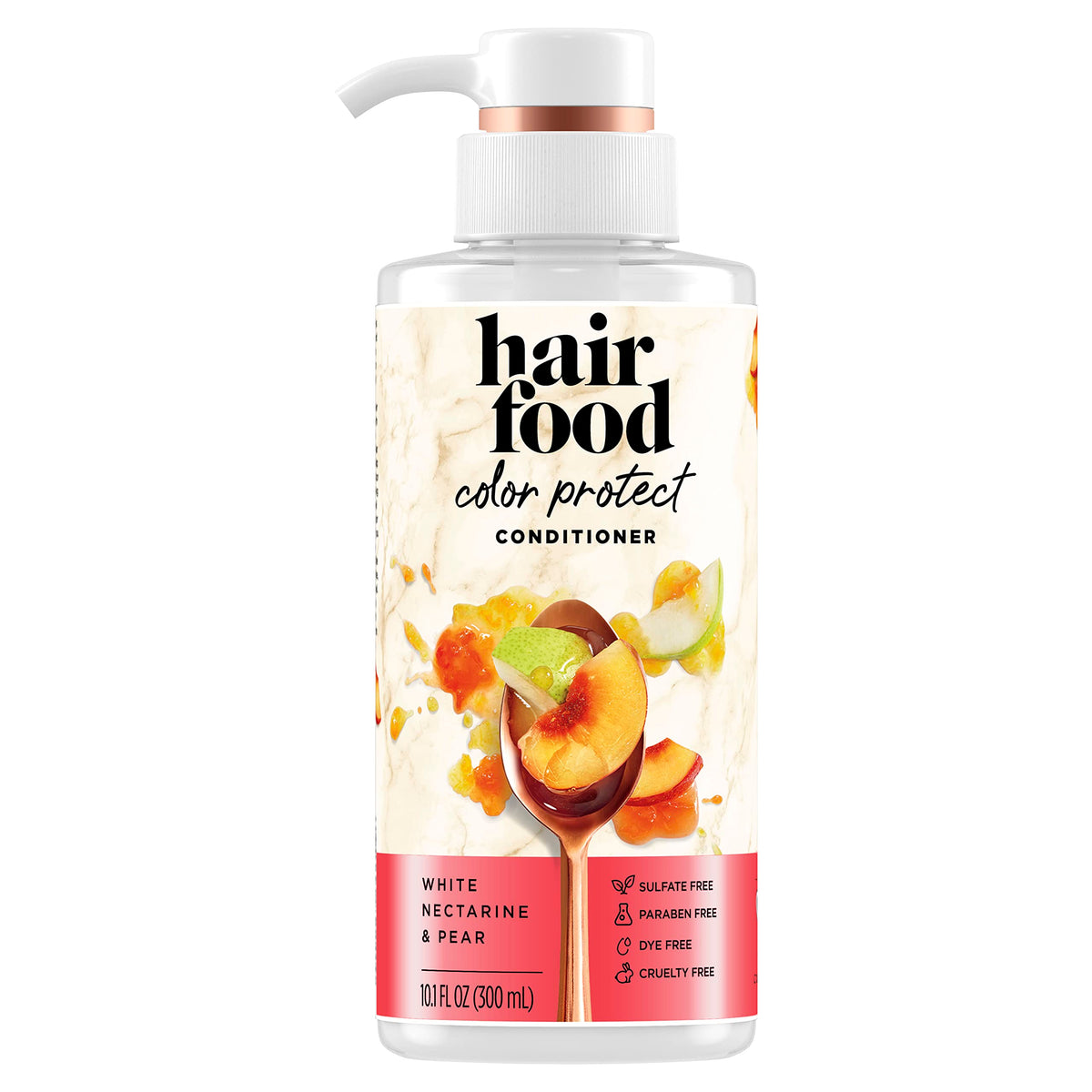 Back view of Hair Food Nectarine & Pear Color Protect Conditioner