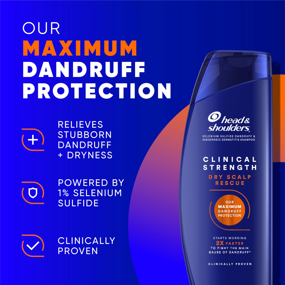 Back view of Head & Shoulders Anti-Dandruff Shampoo Twin Pack showing ingredients