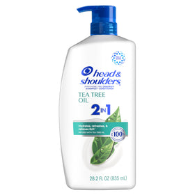Back view of Head & Shoulders Tea Tree Oil 2-in-1 Shampoo and Conditioner