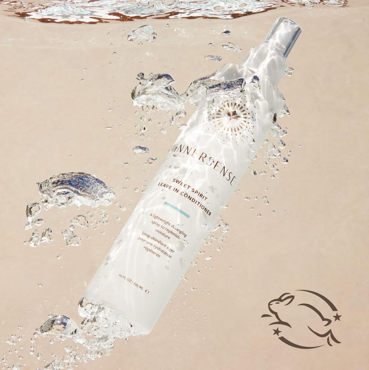 Back view of INNERSENSE Sweet Spirit Leave-In Conditioner 32oz refill
