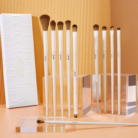 Back view of Jessup 10Pcs Eye Makeup Brush Set