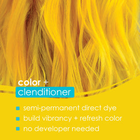 Back view of KERACOLOR Color + Clenditioner Lemon 12 Fl Oz