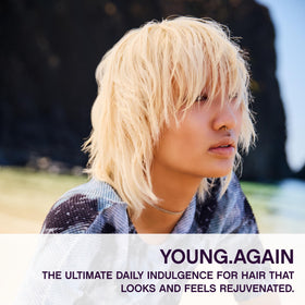 Back view of KEVIN.MURPHY Young Again Hair Oil packaging