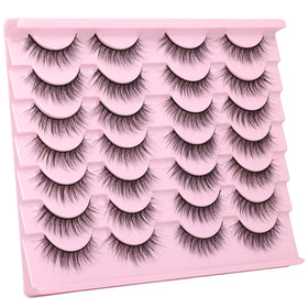 Back view of Kiromiro Wispy Lashes pack showing lash details