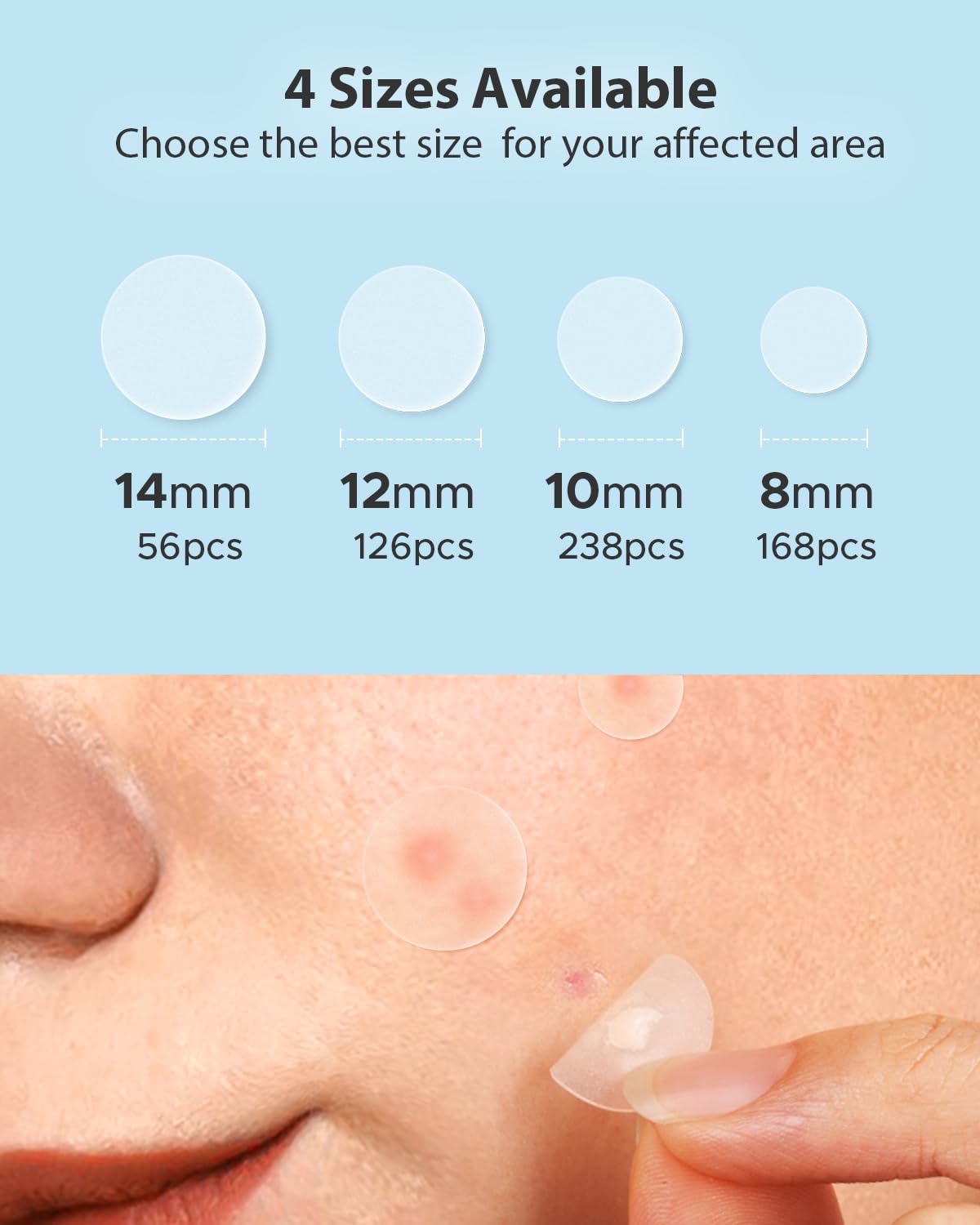 Back view of LitBear Acne Pimple Patches packaging