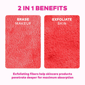 Back view of MakeUp Eraser packaging with product details