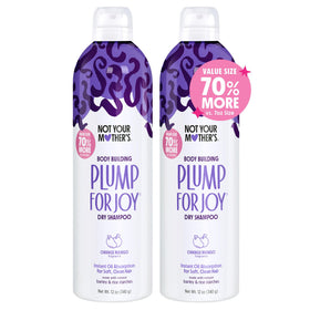 Back view of Not Your Mother's Jumbo Dry Shampoo packaging
