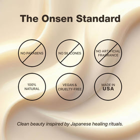 Back view of ONSEN Nail & Cuticle Cream packaging