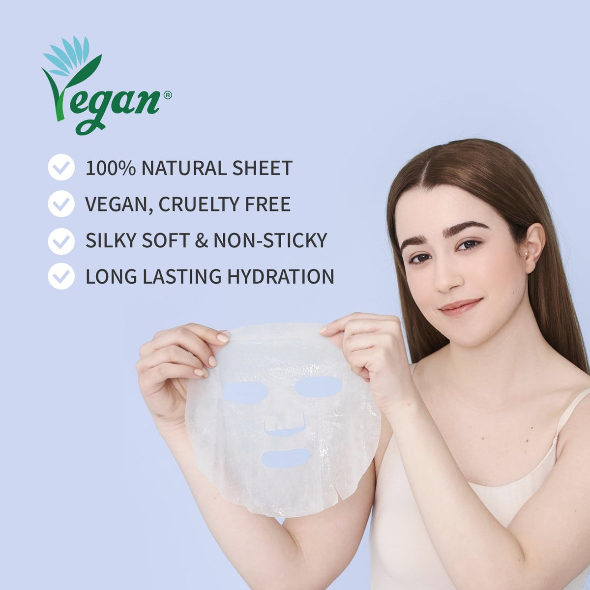 Back view of #OOTD Hydrating Soothing Sheet Masks