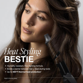 Back view of Paul Mitchell Hot Off The Press Heat Protectant bottle