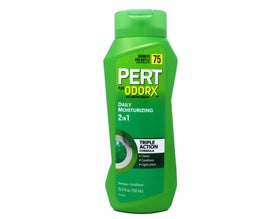 Back view of Pert Classic Clean 2 In 1 Shampoo & Conditioner packaging