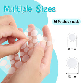 Back view of PICcircuit Hydrocolloid Pimple Patches packaging