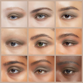 Back view of Pure Ziva Sand Beige Eyeshadow packaging
