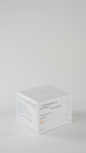 Back view of PURITO Wonder Releaf Cushion #13 packaging