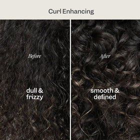 Back view of RENPURE Castor Oil & Moringa Curl support Shampoo bottle