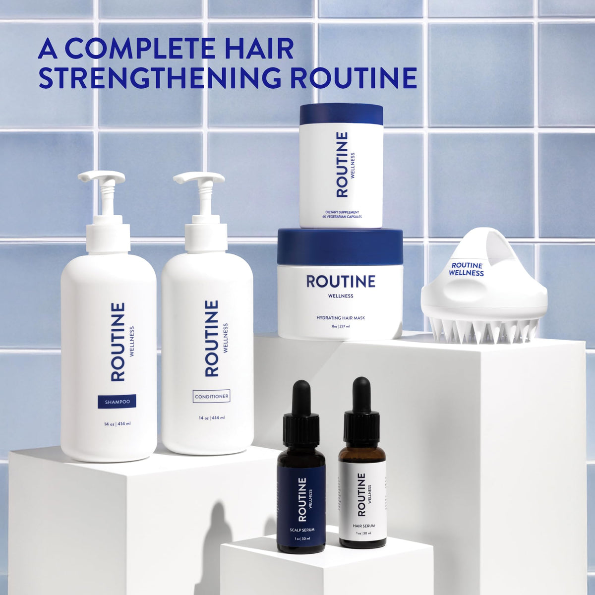 Back view of Routine Wellness Anti-Thinning Deep Conditioner packaging