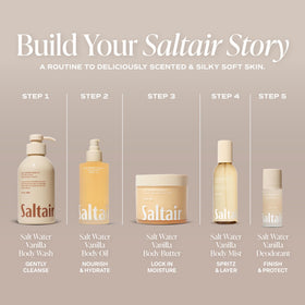 Back view of Saltair Serum Deodorant packaging