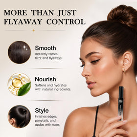 Back view of Samnyte Hair Finishing Stick packaging