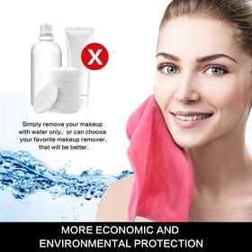 Back view of SINLAND Microfiber Facial Cloths packaging