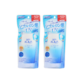 Back view of SKIN AQUA UV Super Moisture Gel Hydrating Sunscreen 110g
