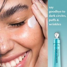 Back view of SPRING SISTERS Under Eye Cream packaging
