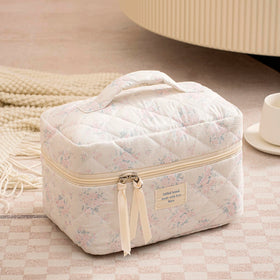 Back view of uekeboag Large Travel Makeup Bag