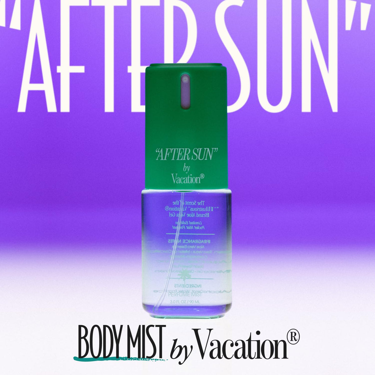 Back view of VACATION After Sun Body Mist 3oz