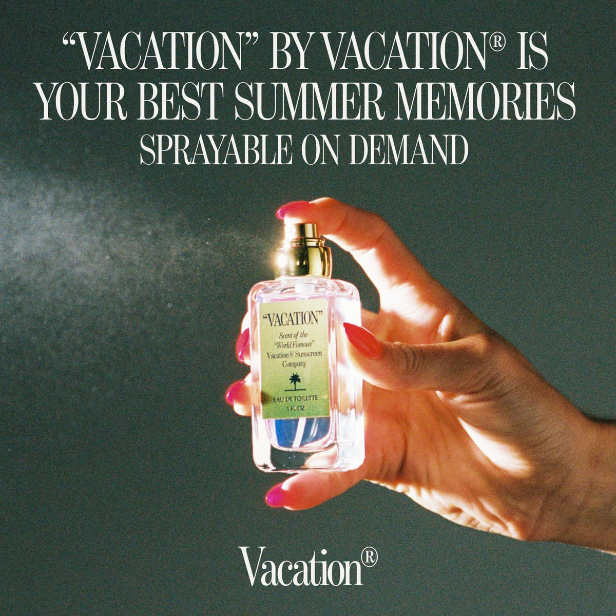 Back view of VACATION Eau de Toilette bottle