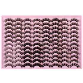 back view of zanlufly mink lashes packaging