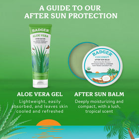 Badger Aloe Vera Gel in a natural setting