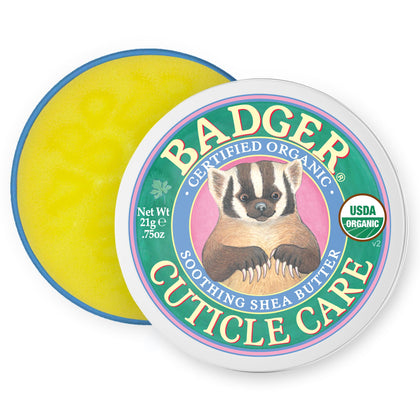 Badger Cuticle Cream 21g tin front view