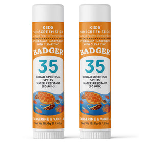 Badger Kids Sunscreen Face Stick SPF 35 front view