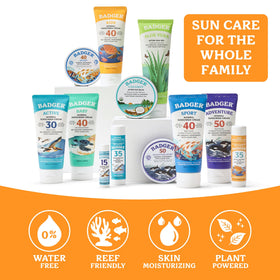 Badger Kids Sunscreen Face Stick SPF 35 in outdoor setting
