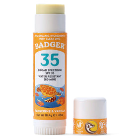 Badger Mineral Kids Sunscreen Face Stick SPF 35 front view