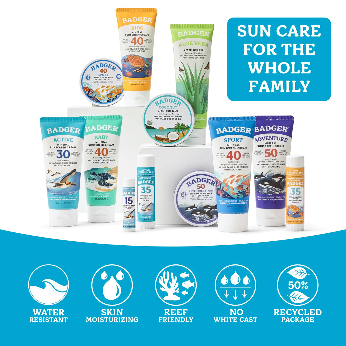 Badger Mineral Sunscreen Cream SPF 30 in use outdoors
