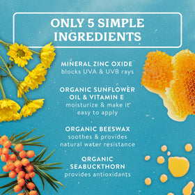 Badger Mineral Sunscreen Cream SPF 30 side view, packaging details