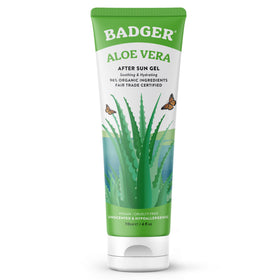 Badger Organic Aloe Vera Gel 4 fl oz front view