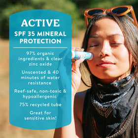 Badger SPF 30 Mineral Sunscreen Cream front view