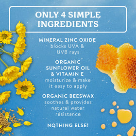 Badger Sport Mineral Sunscreen SPF 40 ingredients list