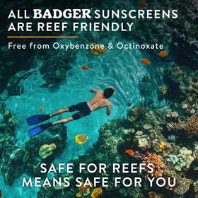 Badger Zinc Oxide Face Sunscreen SPF 30 with natural ingredients