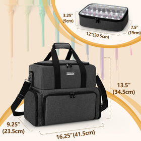 BAFASO Nail Polish Organizer showing padded interior