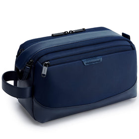 BAGSMART Large Travel Toiletry Bag for Men navy blue front view