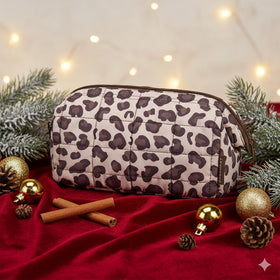 BAGSMART Makeup Bag open showing spacious interior
