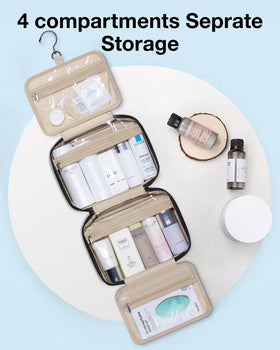 BAGSMART organizer opened displaying multiple compartments