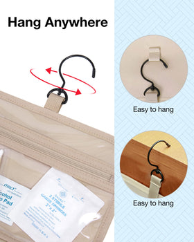 BAGSMART organizer showing 360-degree swivel hook