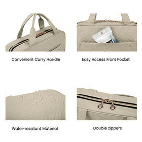 BAGSMART Toiletry Bag demonstrating water-resistant material