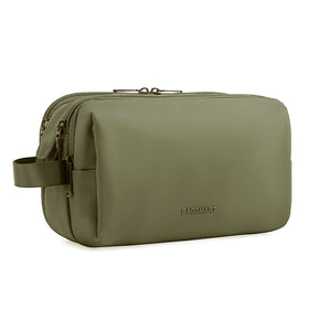 BAGSMART Toiletry Bag for Men front view in green