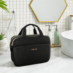 BAGSMART Toiletry Bag held in hand for portability